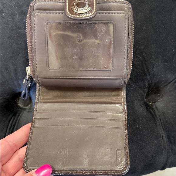 Coach Brown and Tan Wallet - Picture 4 of 5